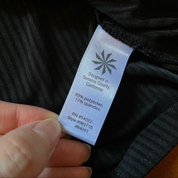 Athleta Racer Back Tank Top | Black | XS - Picture 8 of 9